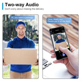 NNEDSZ Wireless Wifi Video Doorbell With Night Vision And Ai Recognition - 720P - Without Battery