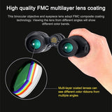 NNEDSZ Waterproof Night Vision Binoculars - 8X30 Hd Portable For Concerts