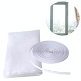 NNEDSZ White Diy Window Screen With Hook And Loop Fastener For Mosquito Net