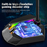 NNEDSZ Flexible Usb Microphone With Rgb Lighting For Voice Chat And Video Conferencing