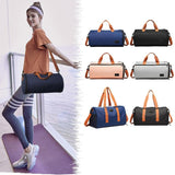 NNEDSZ Blue Waterproof Gym Bag with Wet / Dry Separation - 9921 Blue