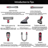 2-piece Vacuum Cleaner Brush Set for Dyson V7-v15