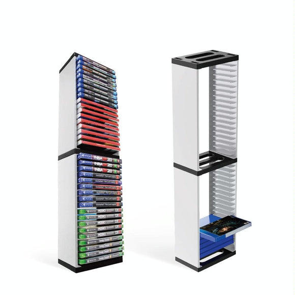 NNEDSZ 36-Cd Double-Layer Rack For Ps5 Console Games