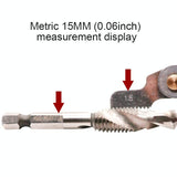 NNEDSZ 60 Degree Stainless Steel Thread Gauge - 51 Pieces