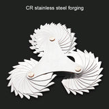 NNEDSZ 60 Degree Stainless Steel Thread Gauge - 51 Pieces