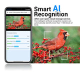 NNEDSZ 2Mp Wifi Camera With Ai Bird Recognition And Pir Motion Detection