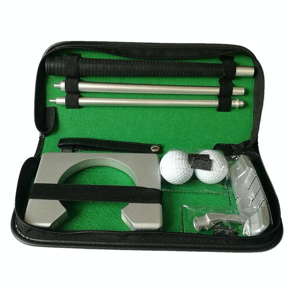 NNEDSZ Indoor Golf Putter Set with Zipper Pack