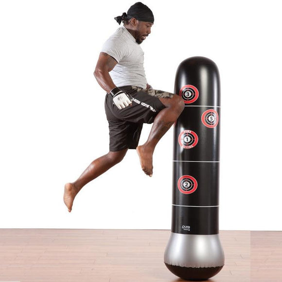 NNEDSZ Vertical Inflatable Tumbler Boxing Column For Adults And Children - 1.6M Height