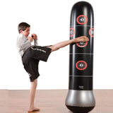 NNEDSZ Vertical Inflatable Tumbler Boxing Column For Adults And Children - 1.6M Height