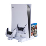 NNEDSZ Multi-Function Ps5 Stand With Game Disc Storage