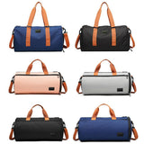 NNEDSZ Blue Waterproof Gym Bag with Wet / Dry Separation - 9921 Pink