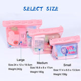 NNEDSZ Small Waterproof One-Shoulder Crossbody Diving Bag - Small White