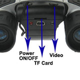 NNEDSZ 5-In-1 Binocular Camera With Video Digital Pc Cam And Tf Card Reader - 10X25Mm 101M / 1000M Field Of View - Compact Size