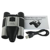 NNEDSZ 5-In-1 Binocular Camera With Video Digital Pc Cam And Tf Card Reader - 10X25Mm 101M / 1000M Field Of View - Compact Size