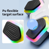 NNEDSZ Bluetooth Music Boxing Machine - 4 Modes 9 Speeds Colourful Lights - With Adult Gloves Black