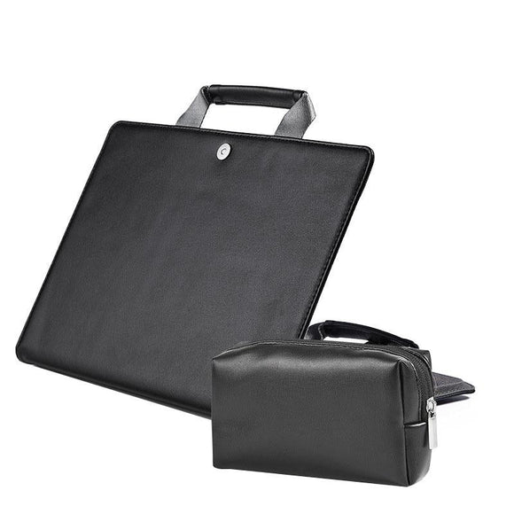 NNEDSZ 15.4 Inch Laptop Bag & Power Bag - Protective Tote for Macbook Pro - Black