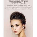 NNEDSZ Wireless Bluetooth Earphones With Digital Display & Charging Box - H6 Tws
