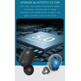 NNEDSZ Wireless Bluetooth Earphones With Digital Display & Charging Box - H6 Tws