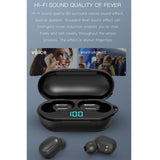 NNEDSZ Wireless Bluetooth Earphones With Digital Display & Charging Box - H6 Tws