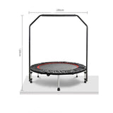 NNEDSZ 40 Inch Trampoline Gym Home Children Indoor Bounce Bed With Handrails