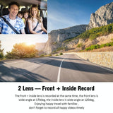NNEDSZ 1080P Hd Multi-Language Driving Recorder With 3 Lenses