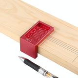 NNEDSZ Woodworking L-Shaped Ruler For Marking And Fixing - T50 Aluminum Alloy