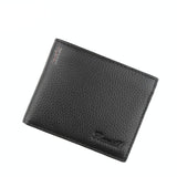 NNEDSZ Rfid Men Short Wallet With Card Slots - Black