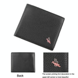 NNEDSZ Rfid Men Short Wallet With Card Slots - Black