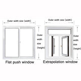 NNEDSZ Double-layer Insulation Film for Indoor Windows - 1.6x2.4m Windproof Soundproof