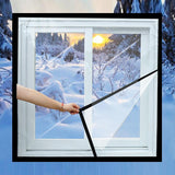 NNEDSZ Double-layer Insulation Film for Indoor Windows - 1.6x2.4m Windproof Soundproof