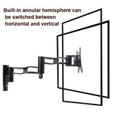 NNEDSZ Telescopic Rotating Tv Wall Mount For Gibbon L33 Monitors