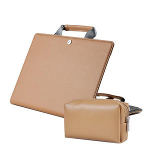 NNEDSZ 15.4 Inch Laptop Bag & Power Bag - Protective Tote For Macbook Pro In Khaki