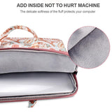 NNEDSZ Waterproof Canvas Laptop Handbag - Fits 14.1 Inch