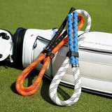 NNEDSZ Golf Power Rope Swing for Rhythmic Training - Indoor / Outdoor Exerciser - White Blue