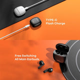 NNEDSZ Wireless Stereo Bluetooth Earphones - True Music White