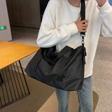 NNEDSZ Travel-ready Waterproof Sports Bag for Fitness - Black