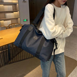 NNEDSZ Travel-ready Waterproof Sports Bag for Fitness - Black