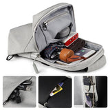 NNEDSZ Adjustable Sports Chest Bag Lightweight & Versatile - Deep Grey