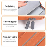 NNEDSZ 13 / 14 Inch Waterproof Pu Laptop Inner Bag - Brown