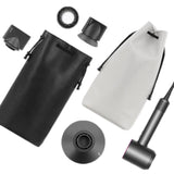 NNEDSZ Complete Accessories Storage Bag For Dyson Hair Dryer - Black
