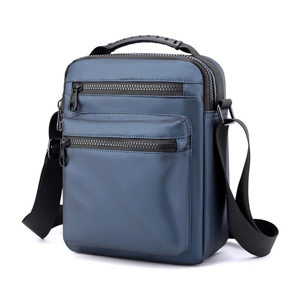 NNEDSZ Men Oxford Cloth Crossbody Chest Bag Sporty And Versatile - Navy Blue