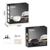 Smart Usb Charging Robot Vacuum for Family Cleaning - Yellow