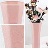 NNEDSZ 3-piece Plastic Hydroponic Vase Set for Creative Home Decor - White