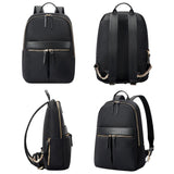 NNEDSZ Waterproof 14-inch Laptop Backpack - Lightweight and Casual - Black
