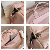 NNEDSZ Large Sports Bag with Separate Shoe Compartment - Pink