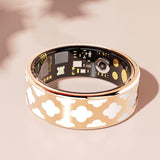 NNEDSZ Smart Ring With Heart Rate Blood Oxygen Sleep Monitoring - Multiple Sports Modes - Rose Gold - Size 13