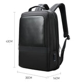 NNEDSZ Large Capacity Business Laptop Backpack with Usb & Type-c Port - Black