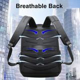 NNEDSZ Large Capacity Business Laptop Backpack with Usb & Type-c Port - Black