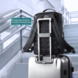 NNEDSZ Large Capacity Business Laptop Backpack with Usb & Type-c Port - Black