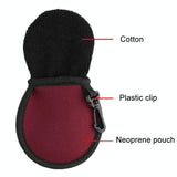 NNEDSZ Hooked Neoprene Golf Ball Cover - Durable Protection - Black